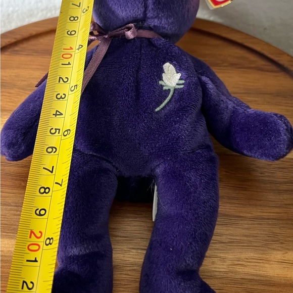 TY Beanie Baby PRINCESS DIANA the Purple Teddy Bear 1997 -RETIRED Toy wales - Picture 6 of 7